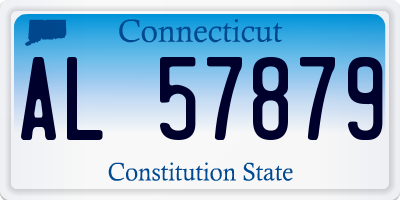 CT license plate AL57879