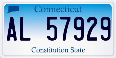 CT license plate AL57929
