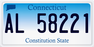 CT license plate AL58221