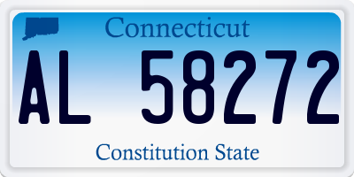 CT license plate AL58272
