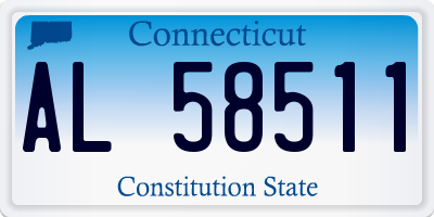 CT license plate AL58511