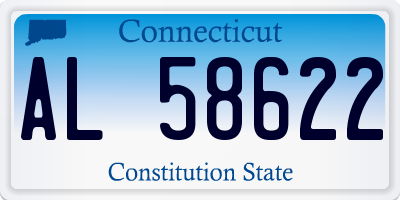 CT license plate AL58622