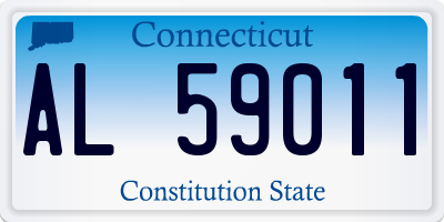 CT license plate AL59011