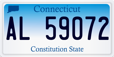 CT license plate AL59072