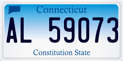 CT license plate AL59073