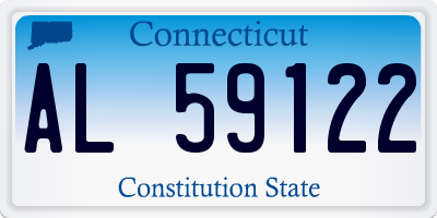 CT license plate AL59122