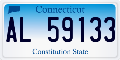 CT license plate AL59133