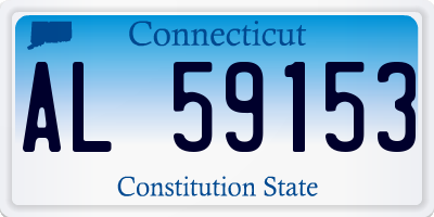CT license plate AL59153