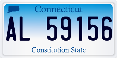 CT license plate AL59156