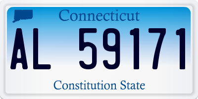 CT license plate AL59171