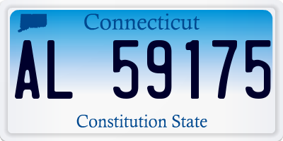 CT license plate AL59175