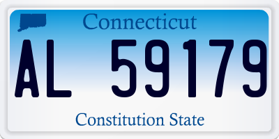CT license plate AL59179