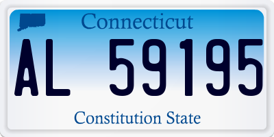 CT license plate AL59195