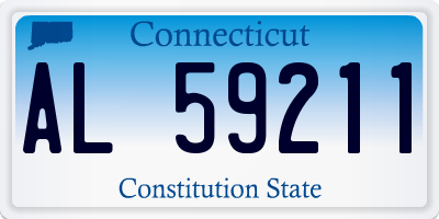 CT license plate AL59211