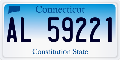 CT license plate AL59221