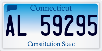 CT license plate AL59295