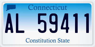 CT license plate AL59411
