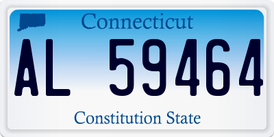 CT license plate AL59464