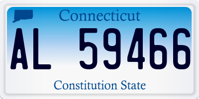 CT license plate AL59466