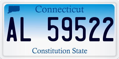 CT license plate AL59522