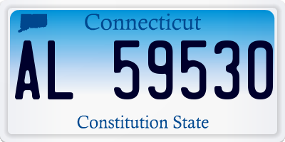 CT license plate AL59530