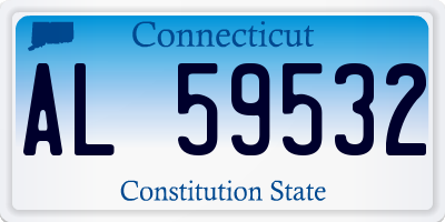 CT license plate AL59532