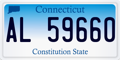CT license plate AL59660