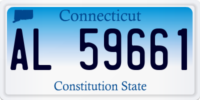 CT license plate AL59661