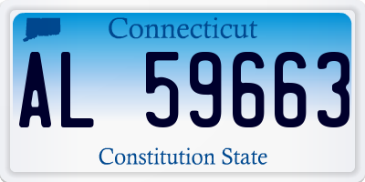 CT license plate AL59663
