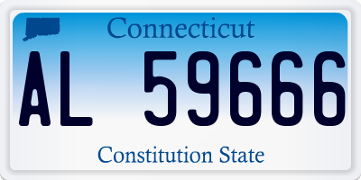 CT license plate AL59666