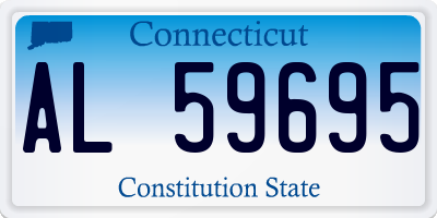 CT license plate AL59695