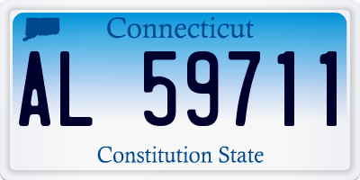 CT license plate AL59711