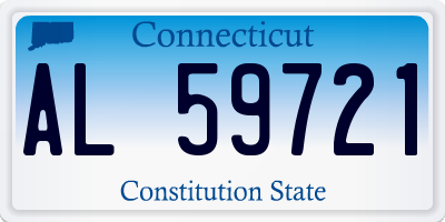 CT license plate AL59721