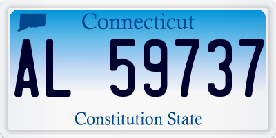 CT license plate AL59737