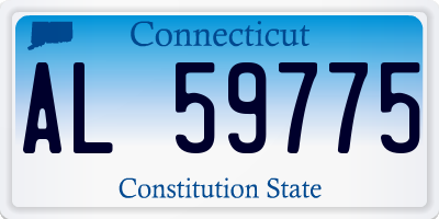 CT license plate AL59775