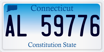 CT license plate AL59776