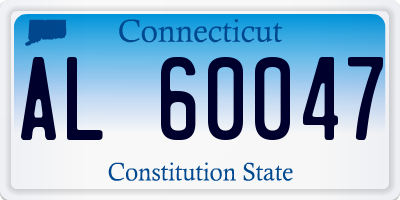 CT license plate AL60047