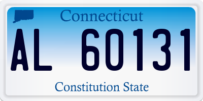 CT license plate AL60131