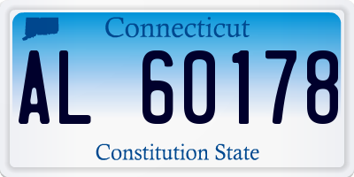 CT license plate AL60178