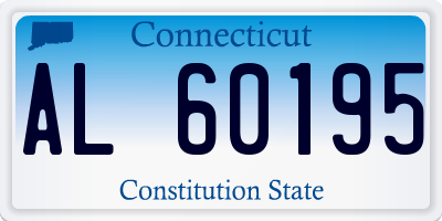 CT license plate AL60195
