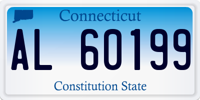 CT license plate AL60199