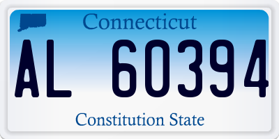 CT license plate AL60394