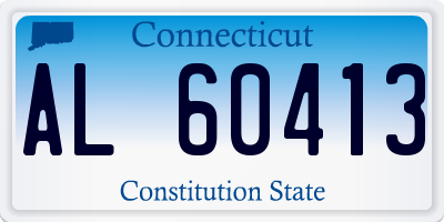 CT license plate AL60413