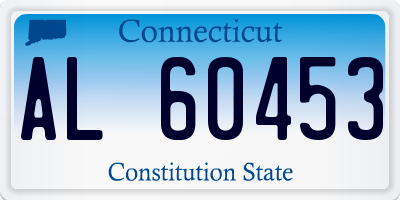 CT license plate AL60453