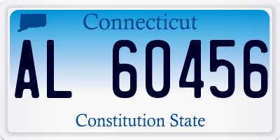 CT license plate AL60456