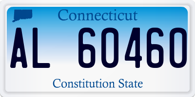 CT license plate AL60460