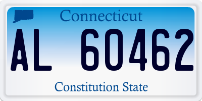 CT license plate AL60462