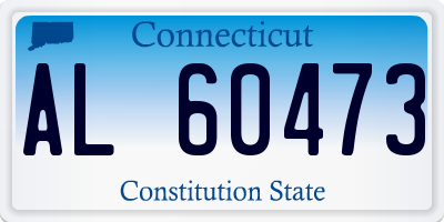 CT license plate AL60473
