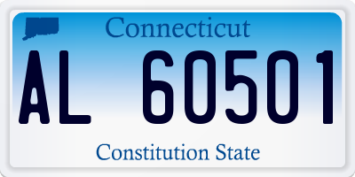 CT license plate AL60501