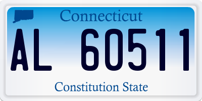 CT license plate AL60511